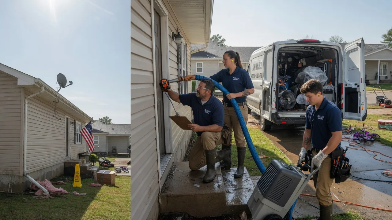 Ceiling Water Damage Restoration in Grand Ridge, FL near me